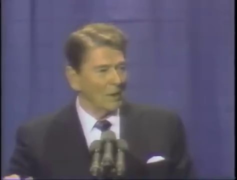 President Reagan - humour - speeding